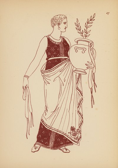 Antikes griechisches Frauenkostüm von John Moyr Smith