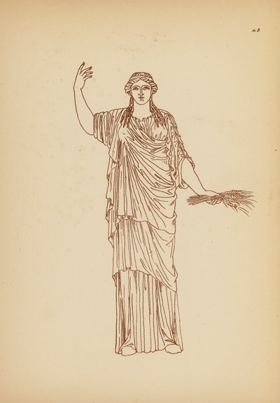 Antikes griechisches Frauenkostüm von John Moyr Smith
