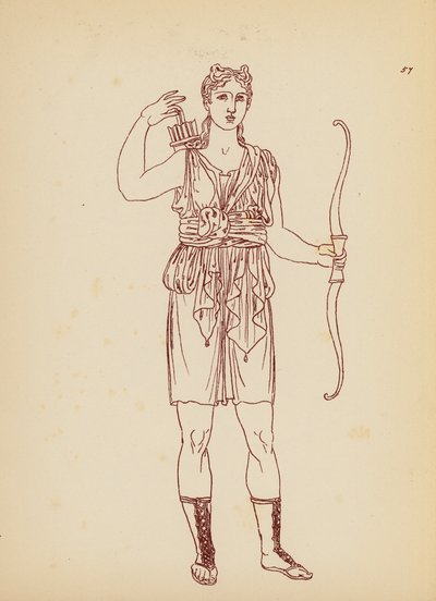 Antikes griechisches Frauenkostüm von John Moyr Smith