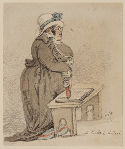 In der Kathedrale von Exeter, 1809 von John Nixon