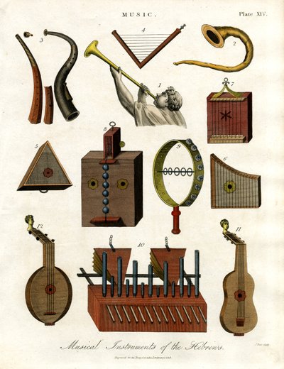 Musikinstrumente der Hebräer von John Pass