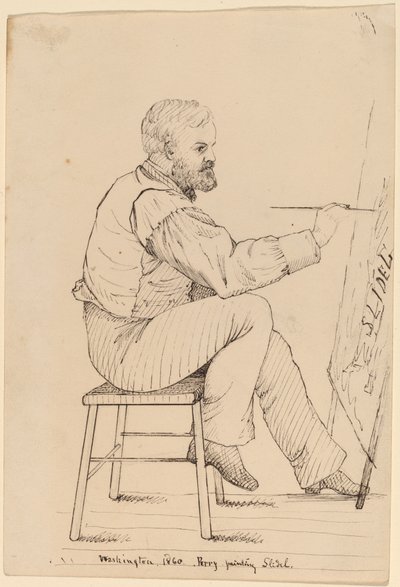 Skizzenklassen-Serie - E.W. Perry von John Quincy Adams Ward