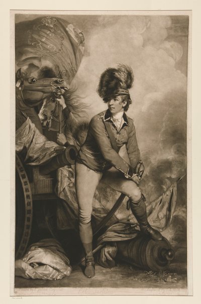 Col. Tarleton (Sir Bennastre Tarleton, 1754-1883) von John Raphael Smith