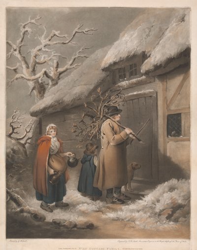Häuslerfamilie von John Raphael Smith