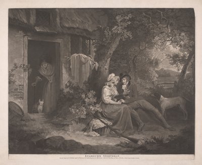 Verliebter Jäger von John Raphael Smith