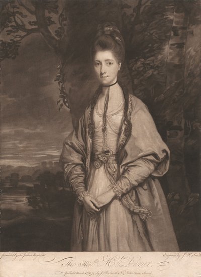 Die ehrenwerte Mrs. Damer von John Raphael Smith