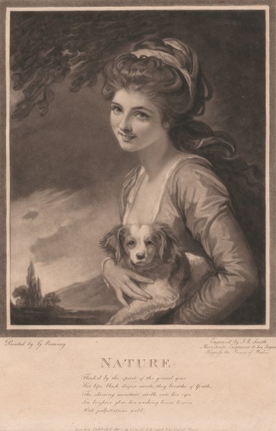 Lady Hamilton als „Natur“ von John Raphael Smith