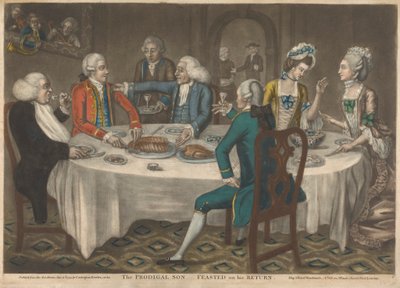 Der verlorene Sohn wird bei seiner Rückkehr gefeiert (1 von 5) von John Raphael Smith