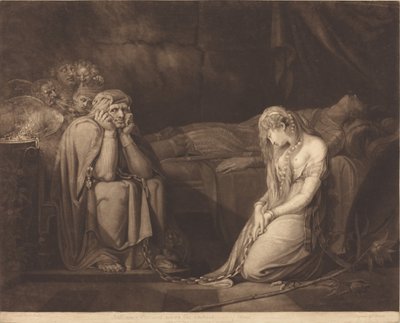 Belisane und Parcival unter dem Zauber von Urma von John Raphael Smith after Henry Fuseli