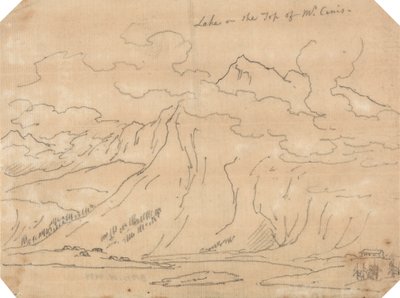 See auf dem Gipfel des Mont Cenis von John Robert Cozens