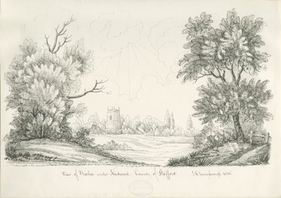 Barton under Needwood Dorf von John Robert Fernyhough