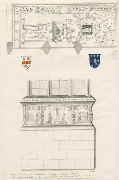 Uttoxeter Kirche - Denkmal der Familie Kinnersley von John Robert Fernyhough