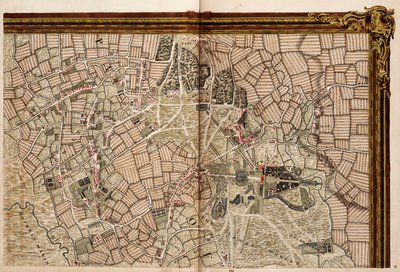 Karte von Hackney, Waltham und Wanstead von John Rocque