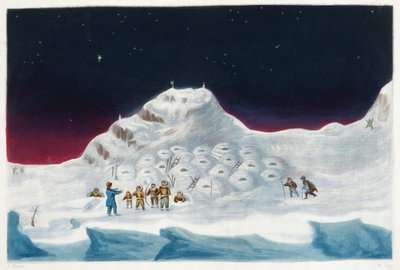 Nord Hendon, Schneehütten der Boothianer, aus 