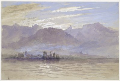 Morgen im Frühling mit Nordostwind in Vevey, Mai - Juni 1849 oder 1. Mai 1869 von John Ruskin
