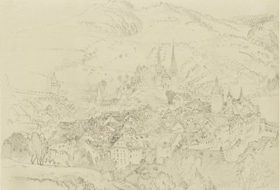 Blick auf Luzern von oben von John Ruskin