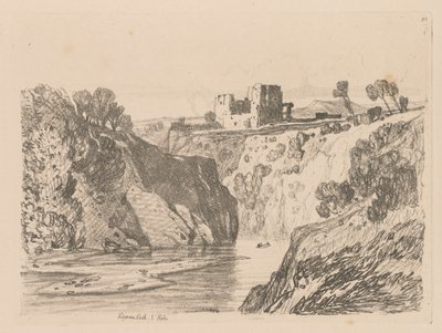 Liber Studiorum: Tafel 27, Kilgarren Castle, N. Wales von John Sell Cotman