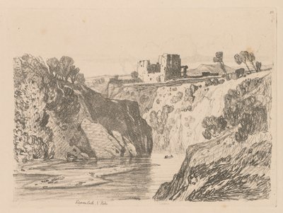 Liber Studiorum: Platte 27, Kilgarren Castle, N. Wales, 1838 von John Sell Cotman