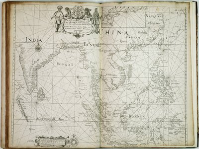 Eine Karte des Handelsgebiets der Ostindien und China, mit den angrenzenden Inseln, von Surrat bis Japan von John Seller
