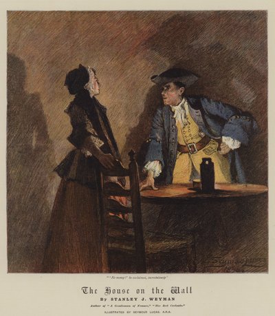 Das Haus an der Mauer von John Seymour Lucas