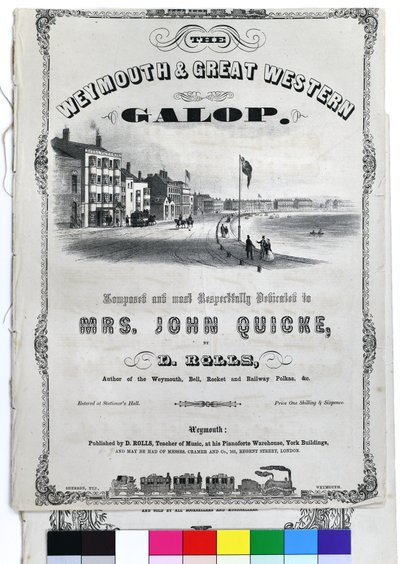 Weymouth und Great Western Galop, ca. 1870 von John Sherren