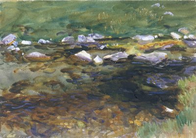 Bach und Wiese, ca. 1907 von John Singer Sargent