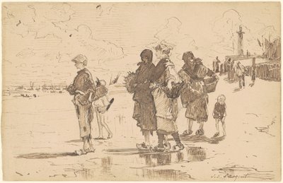 Auf dem Weg zum Angeln von John Singer Sargent
