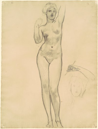 Studien von Aphrodite für "Aphrodite und Eros" von John Singer Sargent