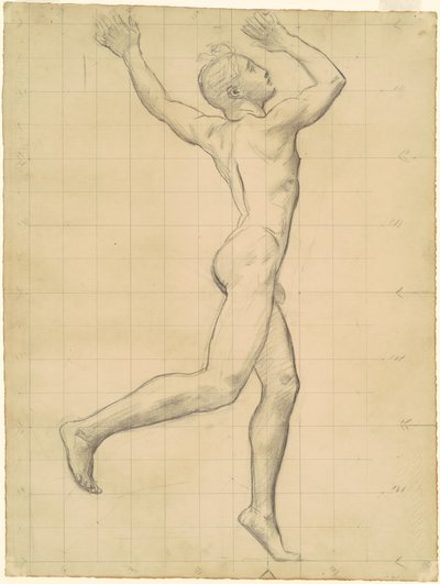 Studie von Apollo für "Apollo und Daphne" von John Singer Sargent