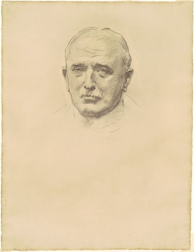 Studie von Feldmarschall John French für "General Officers of World War I" von John Singer Sargent