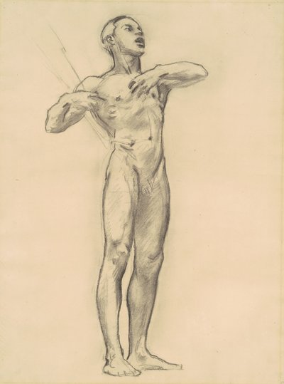 Studie von Orpheus für klassische und romantische Kunst, ca. 1921 von John Singer Sargent