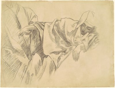 Studie der Kreuzigung für "Fünfzehn Geheimnisse des Rosenkranzes" von John Singer Sargent