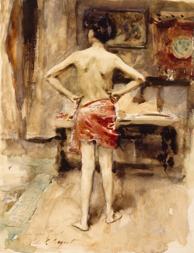 Das Modell, 1876 von John Singer Sargent