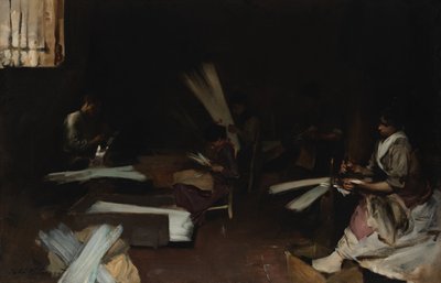 Venezianische Glasarbeiter von John Singer Sargent