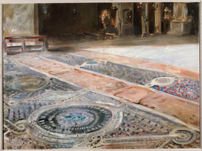 Venezianisches Interieur von John Singer Sargent