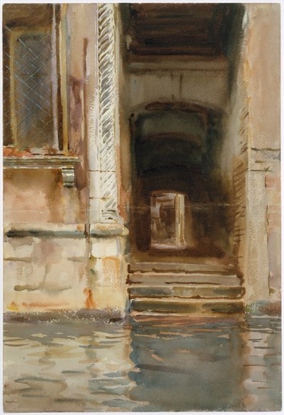 Venezianischer Durchgang, ca. 1905 von John Singer Sargent