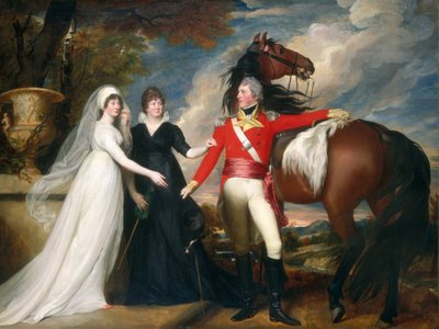 Oberst William Fitch und seine Schwestern Sarah und Ann Fitch von John Singleton Copley