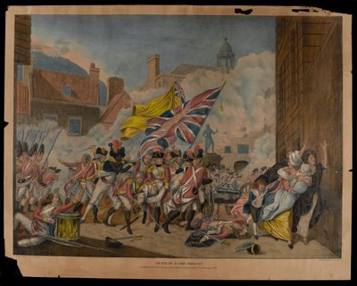 Tod von Major Pierson und Niederlage der französischen Truppen auf der Insel Jersey am 6. Januar 1781 von John Singleton Copley