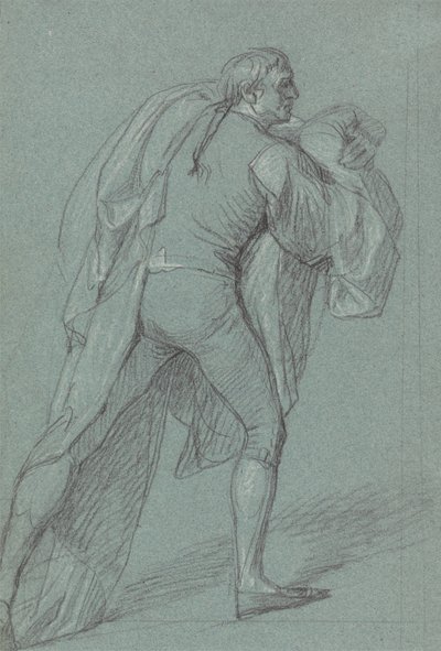 Figurenstudie für das Gemälde des Sieges von Lord Duncan: Studie für Matrose, der die niederländische Flagge trägt von John Singleton Copley