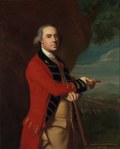 Porträt von General Thomas Gage, ca. 1768 von John Singleton Copley