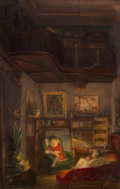 Unsere Ecke des Studios von John French Sloan