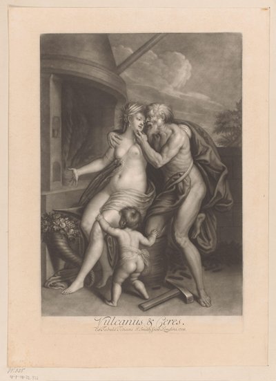 Vulkan und Ceres bei der Schmiede von John Smith