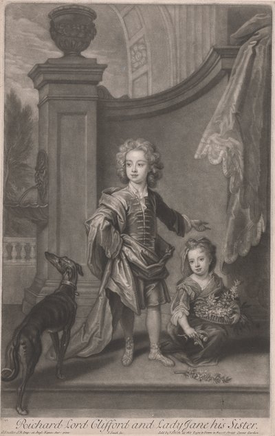 Richard, Lord Clifford (1695-1753) und Seine Schwester, Lady Jane Boyle (gest. 1780) von John Smith