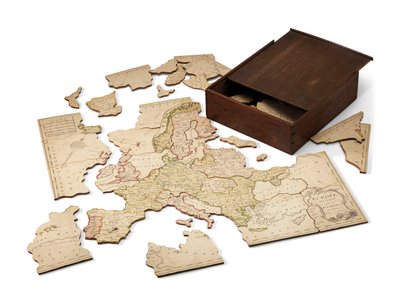 Europa in seine Königreiche unterteilt, um 1766 von John Spilsbury