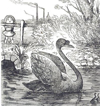 Karikatur über die Verschmutzung der Themse in London von John Tenniel