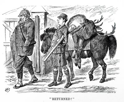 Die Khaki-Wahl von John Tenniel