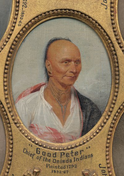 „Guter Peter“, Häuptling der Oneida-Indianer (ca. 1717-1793) von John Trumbull