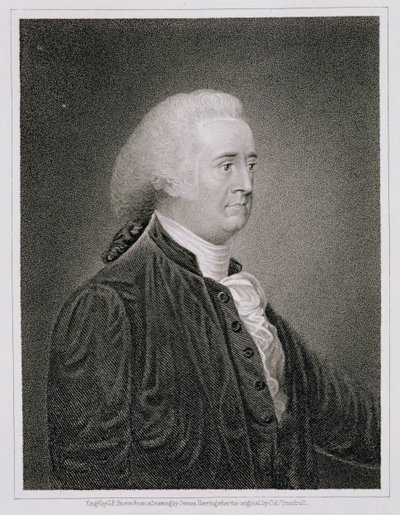 John Rutledge (1739-1800), graviert von G.F. Storm nach einer Zeichnung des Originals von James Herring von John Trumbull