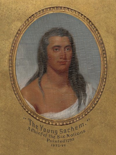Der junge Sachem, ein Häuptling der Sechs Nationen von John Trumbull