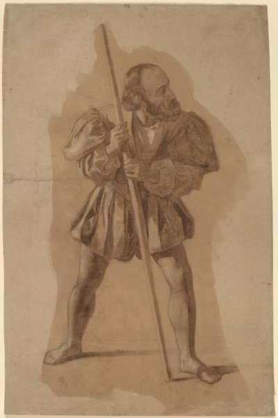 Figurenkostümstudie für Columbus-Wandbild, Washington, D.C. von John Vanderlyn